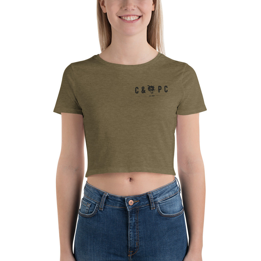 Cars&amp;Pizza Crop Top T-shirt (Race&amp;Pizza)