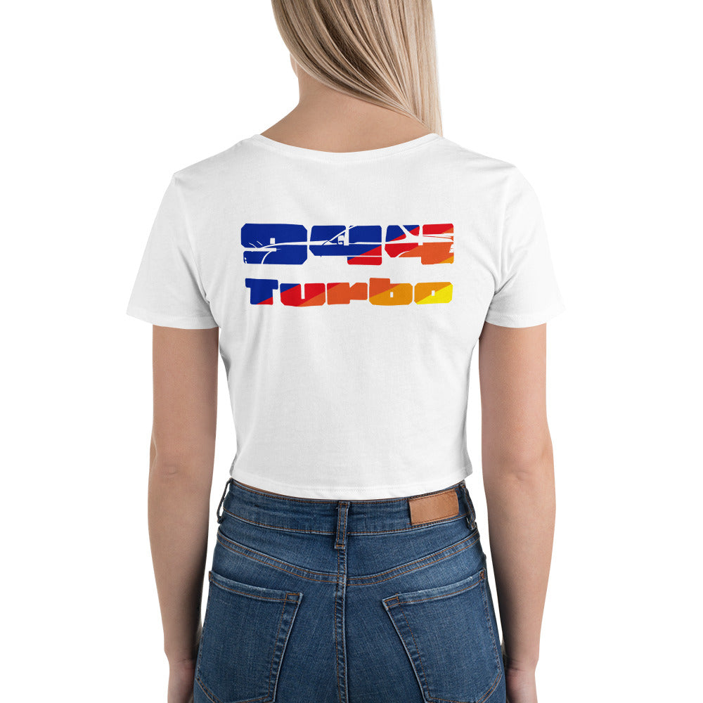 Camiseta Crop Top Porsche 944 Turbo