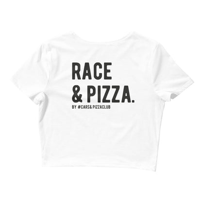 Camiseta Crop Top Cars&Pizza (Race&Pizza)