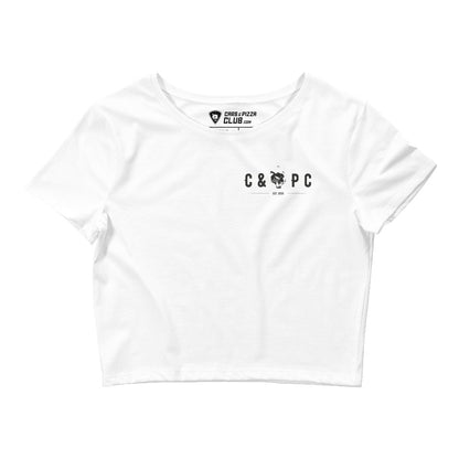 Cars&amp;Pizza Crop Top T-shirt (Race&amp;Pizza)