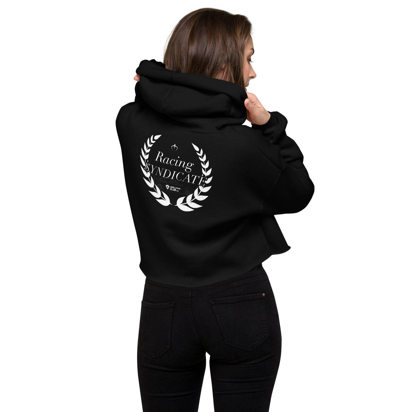 "Racing Syndicate" Crop Top Sweatshirt