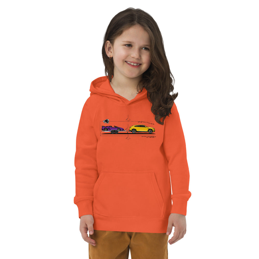 Sudadera con gorro kids unisex Lamborghini Urus Aventador SVJ