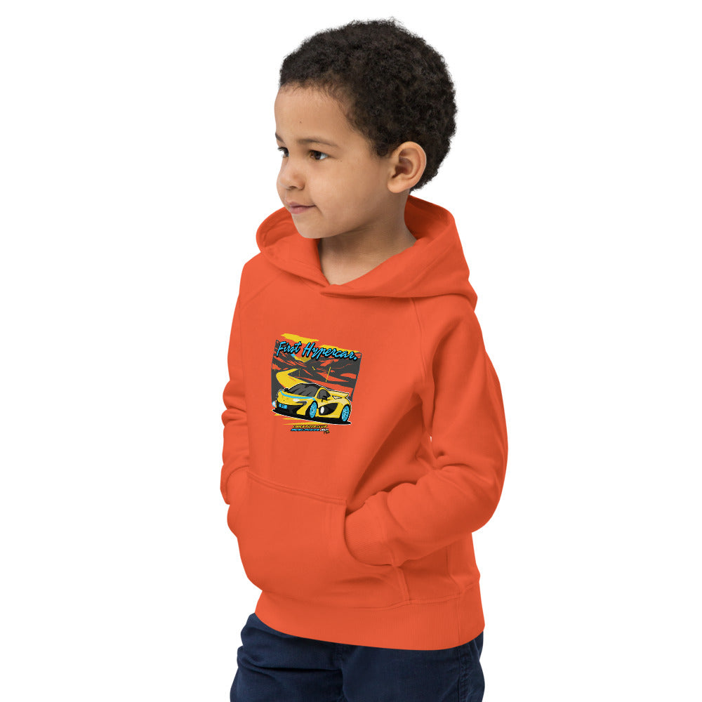 Kids unisex Mclaren P1 "First Hypercar" Heritage hoodie