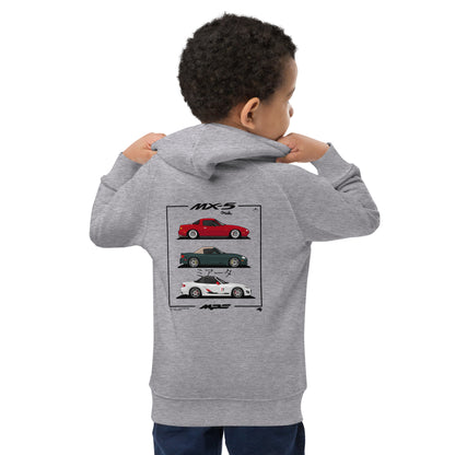 Kids unisex sweatshirt Mazda MX-5 Miata "Generation"