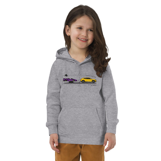 Lamborghini Urus & Aventador SVJ "No dramas Driving a Lambo" unisex kids hoodie