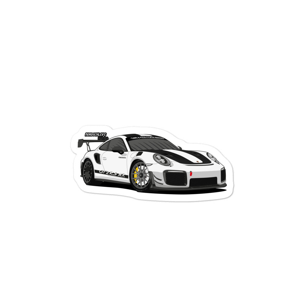 GT2 RS MR die-cut anti-bubble stickers #TeamCars&amp;Pizza