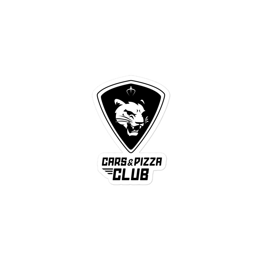 Die-cut stickers "Cars&amp;Pizza Club" New Logo