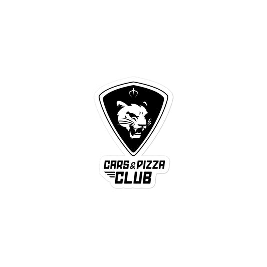 Die-cut stickers "Cars&Pizza Club" New Logo