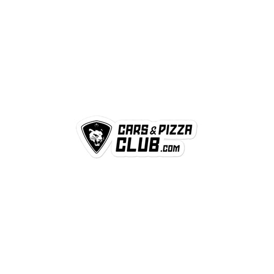 Die-cut stickers "Cars&Pizza Club" New Logo