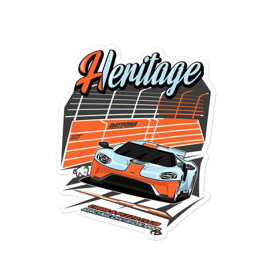 Ford GT Heritage anti-bubble stickers