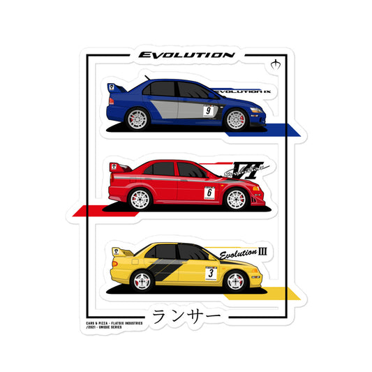 Die cut stickers Mitsubishi "Legends"