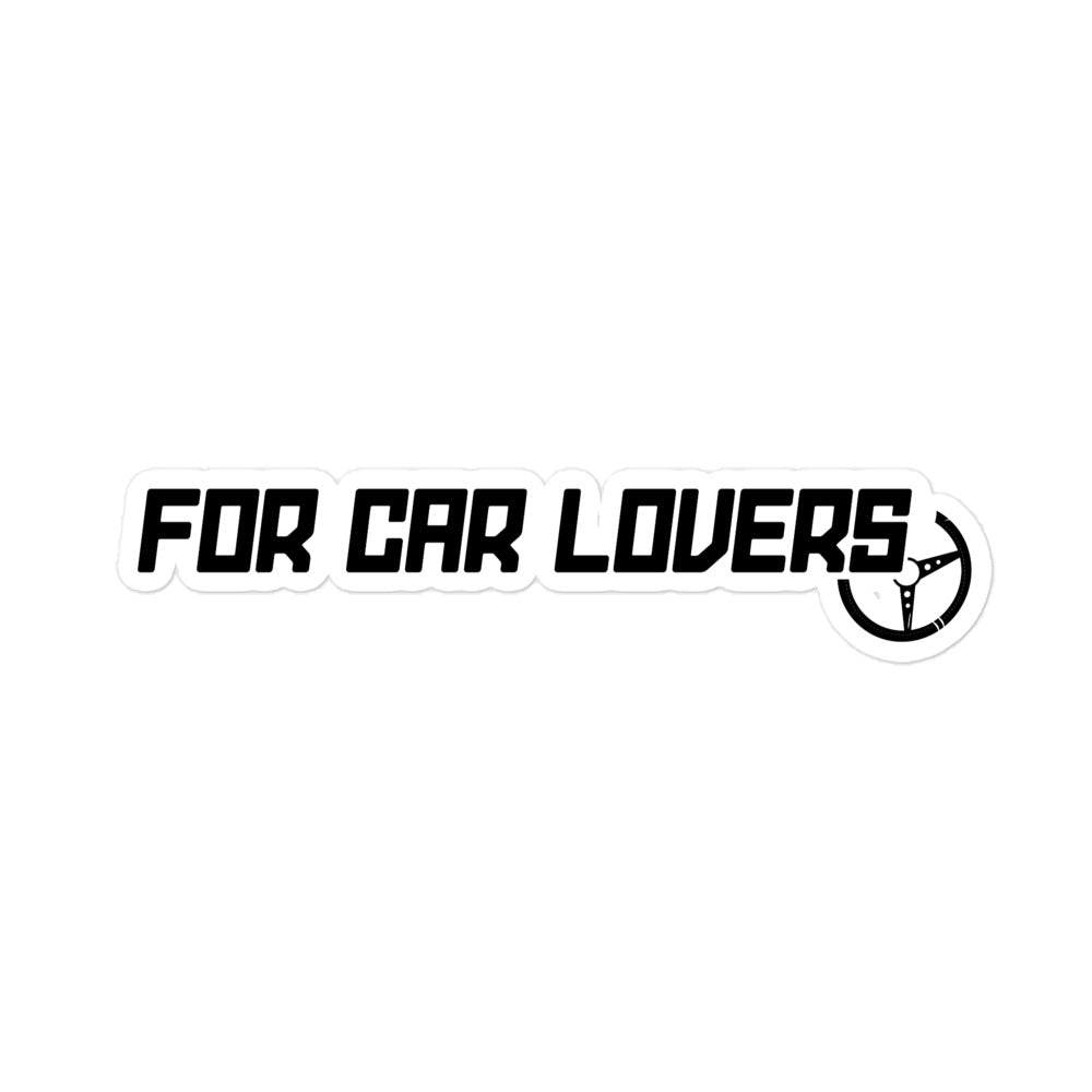 Die Cut Stickers "For Car Lovers"