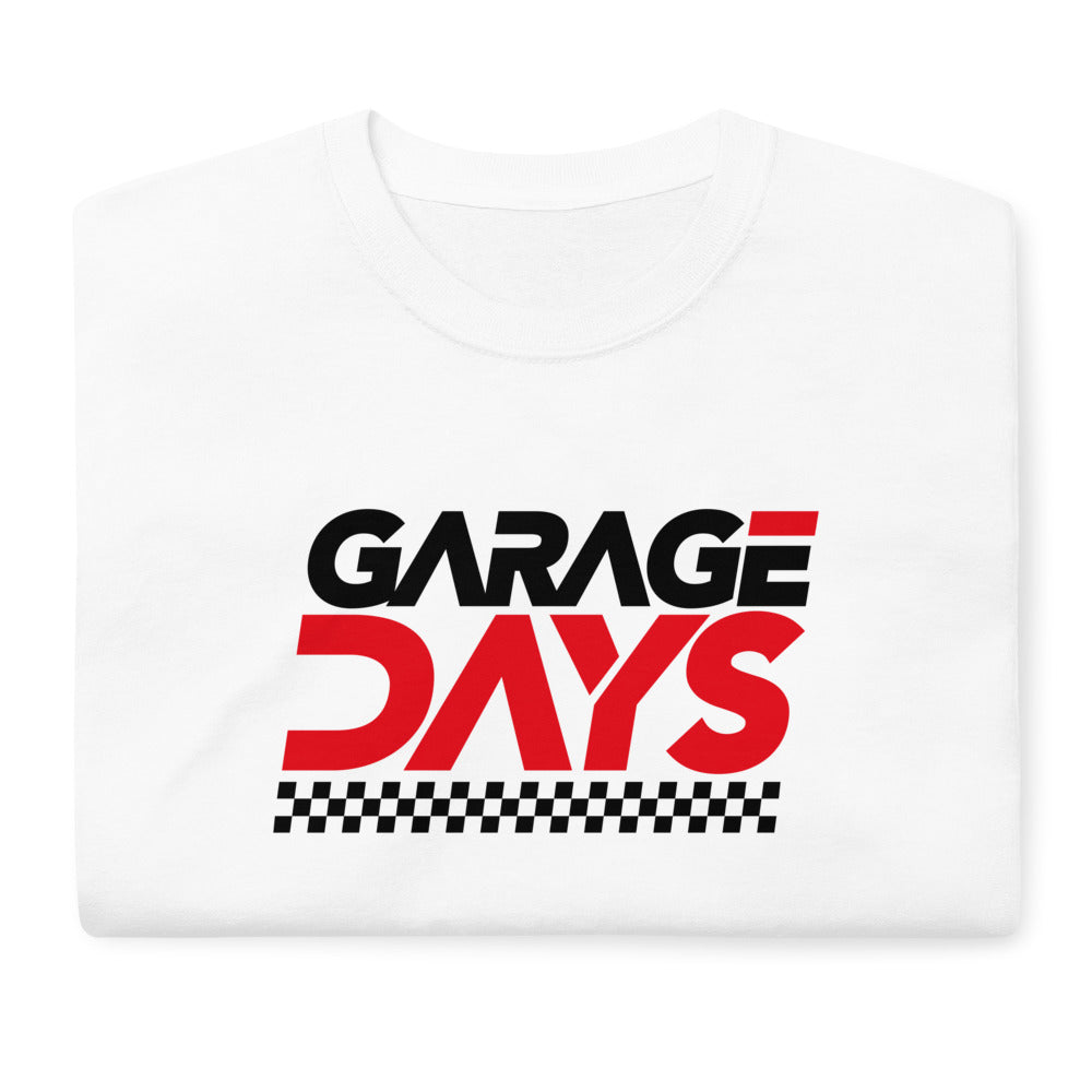 "Garage Days" White Unisex T-Shirt