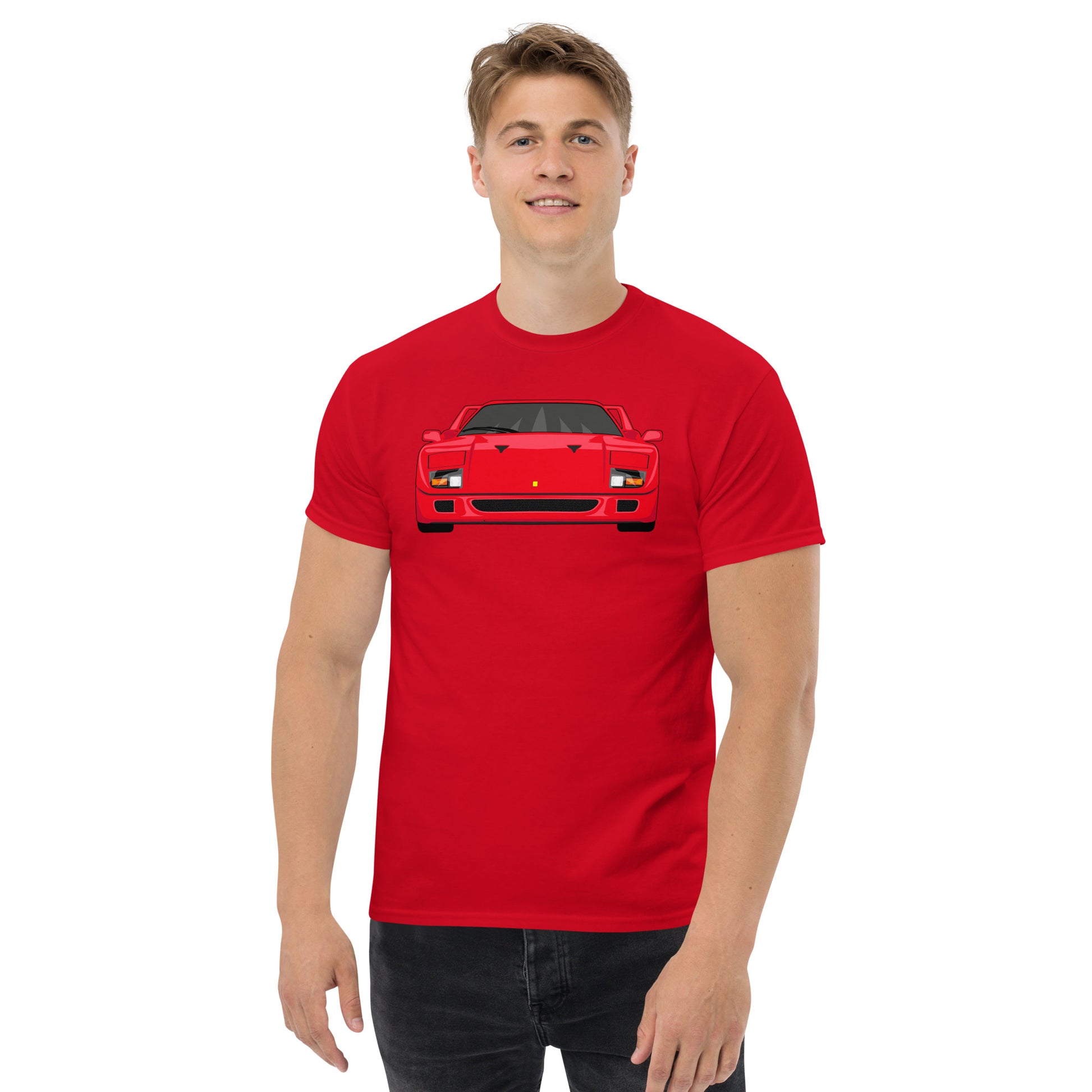 Camiseta unisex Ferrari F40 Garage Days 1 of 100 – Cars&Pizza Club