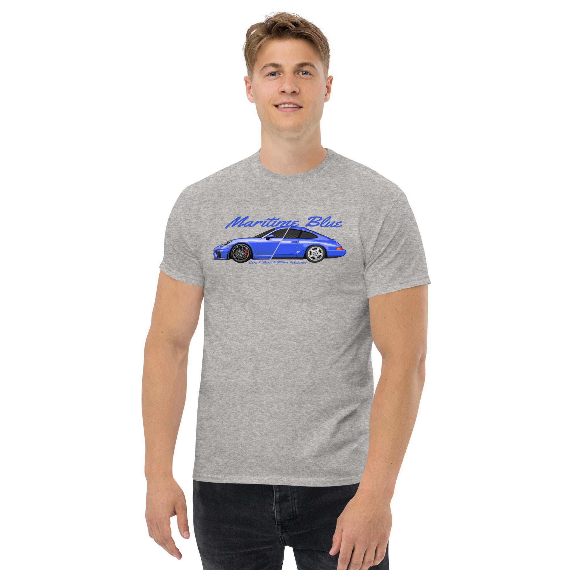 Camiseta Porsche GT4 Y 930 MARITIME BLUE