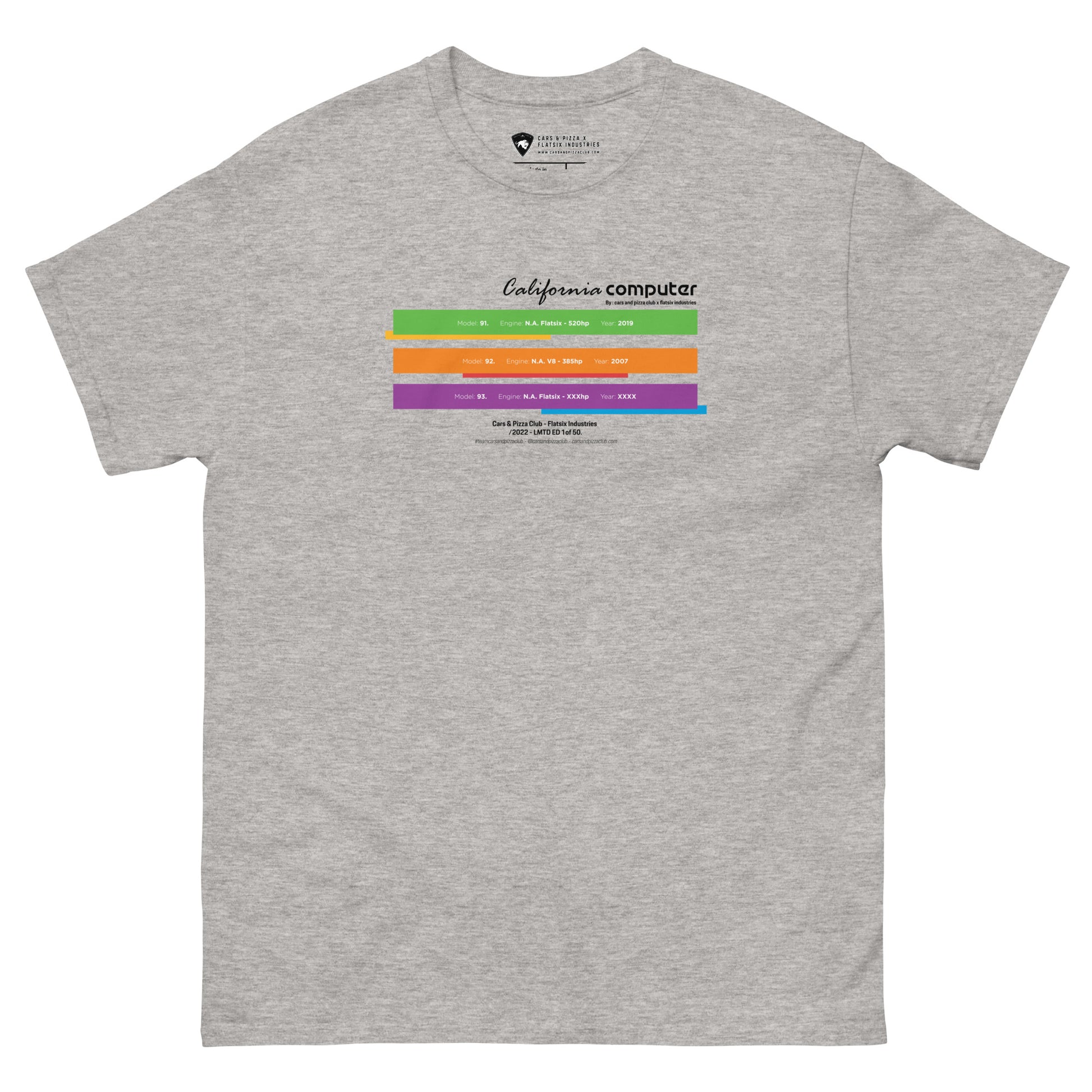 camiseta porsche rainbow