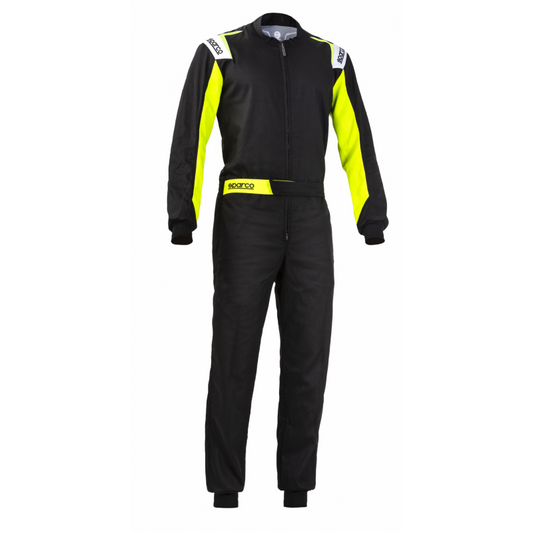 SPARCO ROOKIE 2020 BLACK/YELLOW SUIT