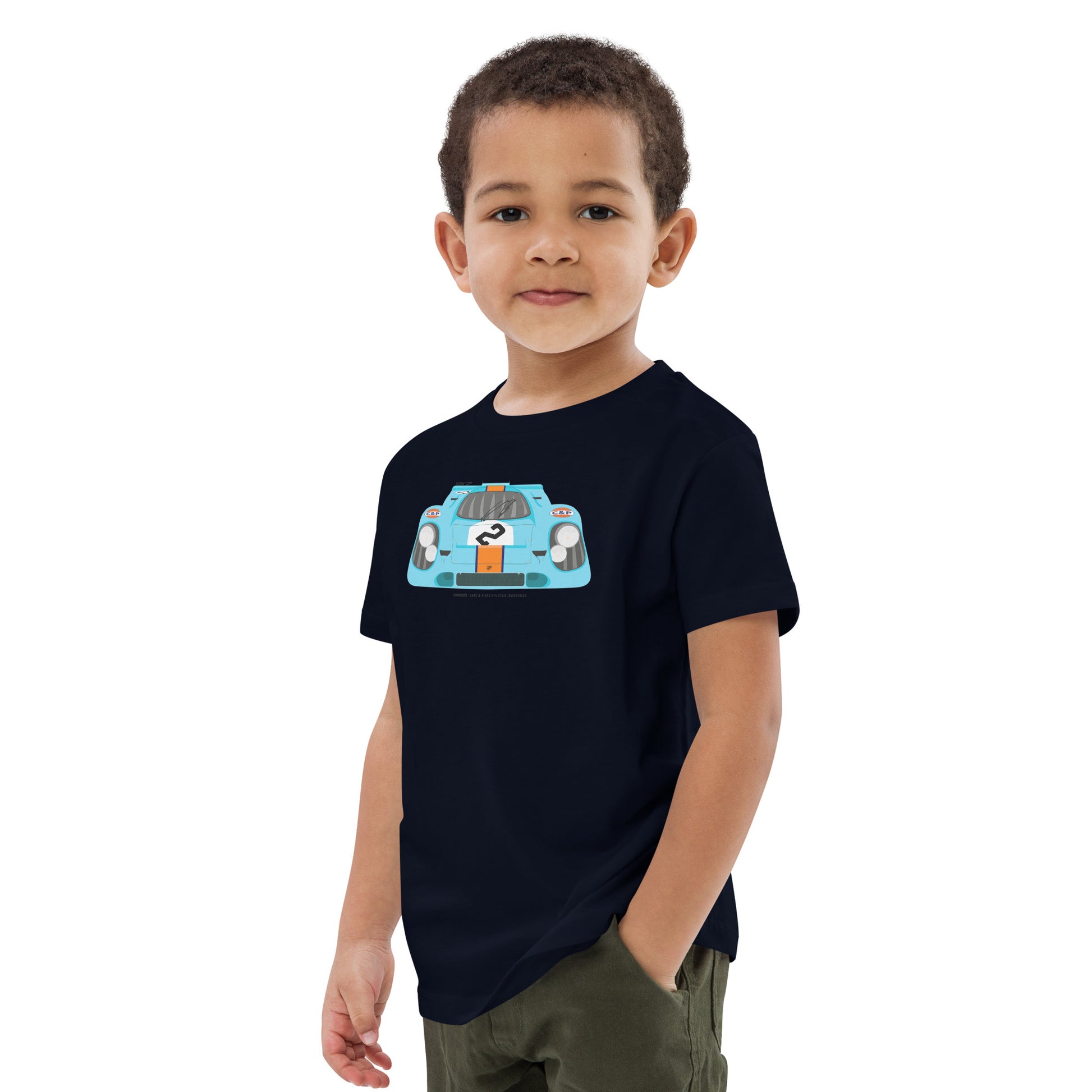 Camiseta para niños de coches
