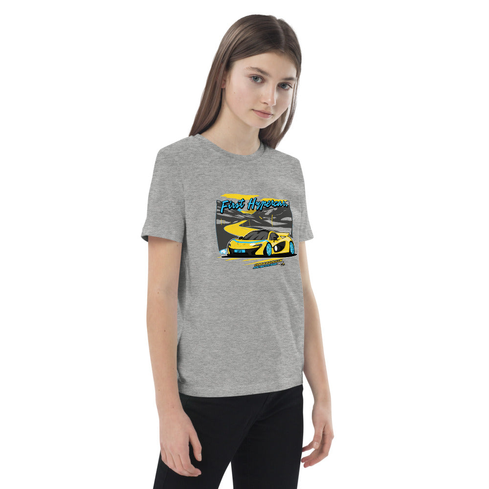 Kids unisex Mclaren P1 "First Hypercar" Heritage T-shirt