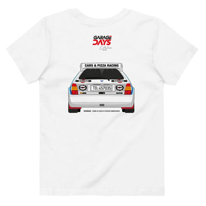 Lancia Delta Integrale "Garage Days" unisex kids t-shirt
