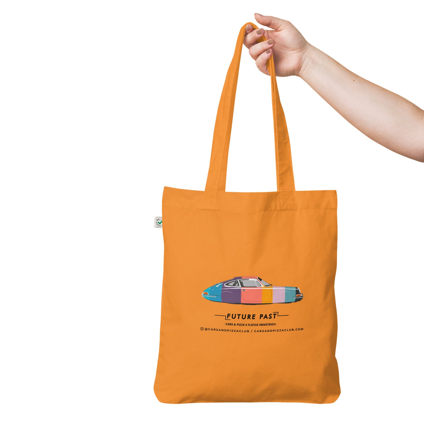 Organic tote bag 911 "FuturePast"