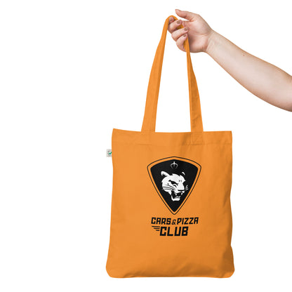 Tote bag orgánica "Cars&Pizza Club" New Logo