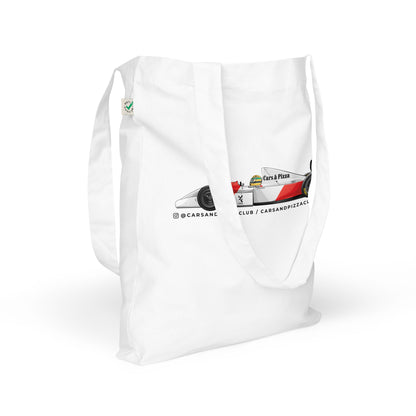 Organic F1 Senna tote bag