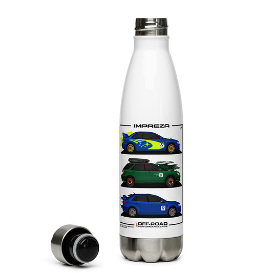 Botella de agua de acero inoxidable Impreza Off-Road Performance Cars