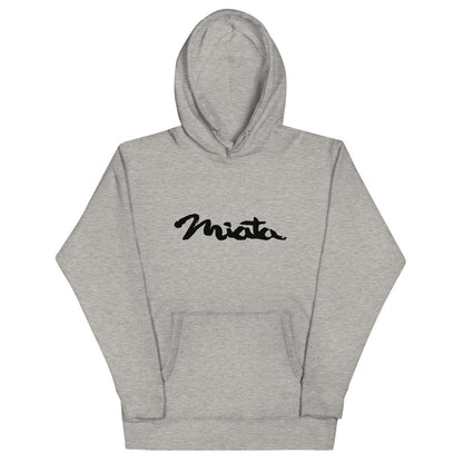 "Miata" Unisex Hooded Sweatshirt Black