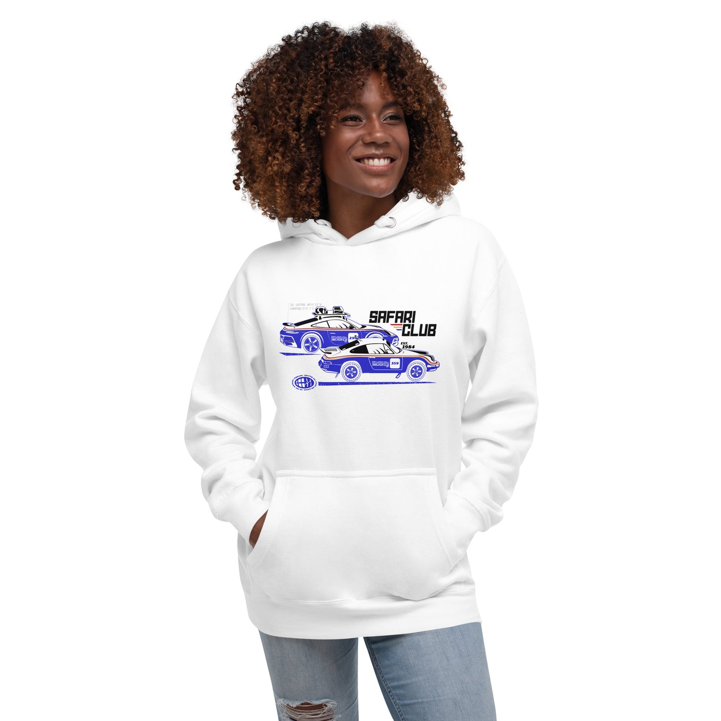 "Safari Club" unisex hooded sweatshirt