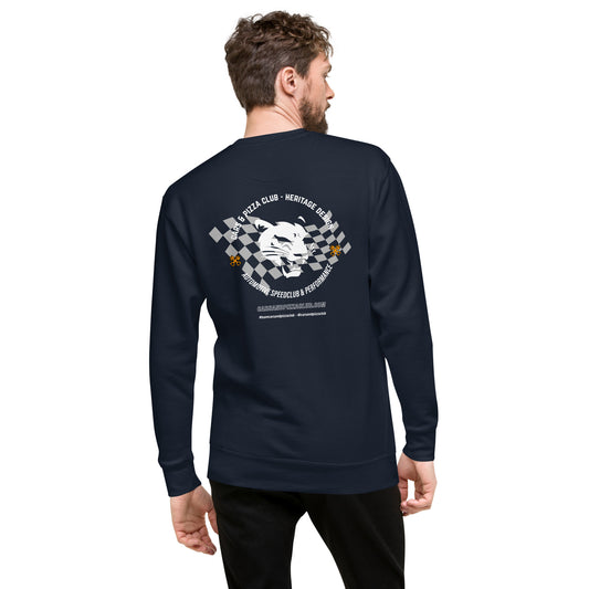 Speed ​​Club Logo "Cars&Pizza" unisex sweatshirt