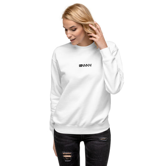 Cars&Pizza Club "BoxLogo" Racing Flag unisex embroidered sweatshirt