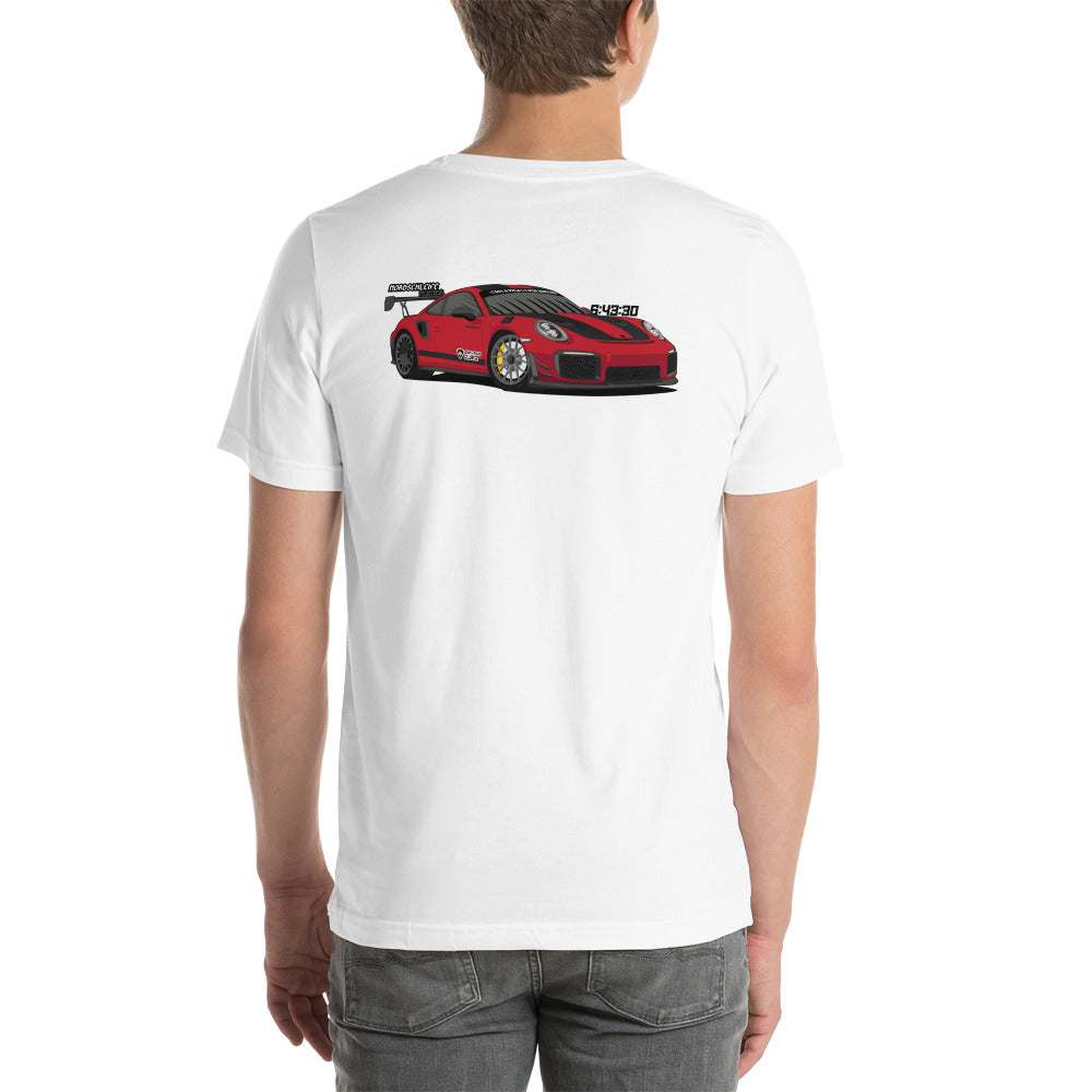 Camiseta unisex 991.2 GT2 RS MR #TeamCarsandPizza