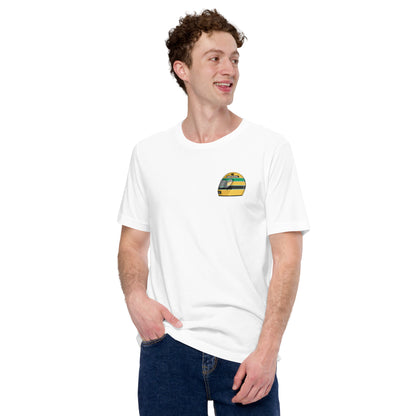 Classic Ayrton Senna helmet Unisex T-Shirt