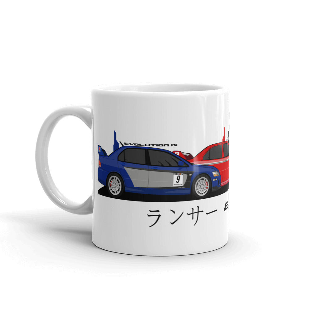 Mug 11oz Mitsubishi EVO "Legends"